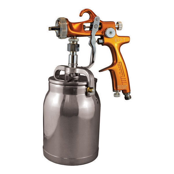 STAR PRO ''EVO T'' SERIES SUCTION SPRAY GUN + 1LITRE POT 1.4MM NOZZLE